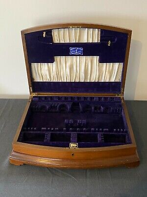 Antique Original Walker & Hall Ltd Silver Jubilee Wooden Case - Rare Collectable • 94.48£