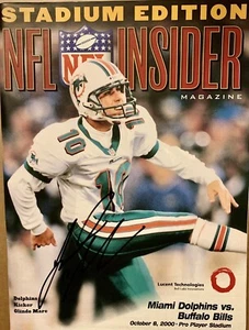 Olindo Mare - Signed / Autographed - Miami Dolphins Football Program - NFL - Picture 1 of 1