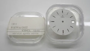 New Ebel 1911 Dial  Sport White w/ Silve Mark 9187816 /203 T Swiss Made Date @ 3 - Picture 1 of 11