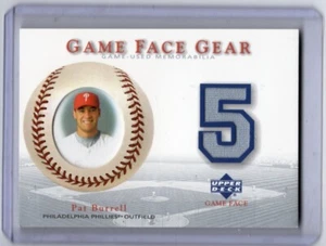 2003 Upper Deck Game Face Gear #PB Pat Burrell - Picture 1 of 2