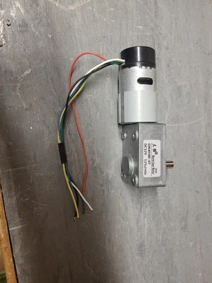 DC 12V Schnecken Getriebemotor mit Encoder 5-125RPM Worm Gear Motor GW405 - Bild 1 von 2
