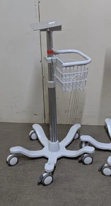 Supporto per rotolo medico altezza fissa senza marchio con cestello 38in H 24in base - Foto 1 di 11