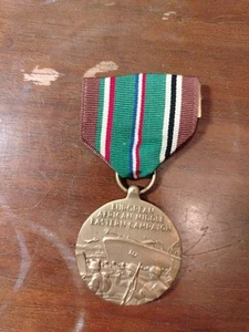 Original Ww2 US Armed forces European African Middle Eastern Campaign Medal. - Picture 1 of 11