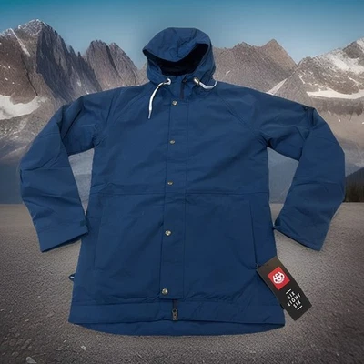 686 绝缘滑雪滑雪板联盟夹克 PETROL 颜色 KCR948A 男式 S 码全新带标签 — 第 1/4 张图片