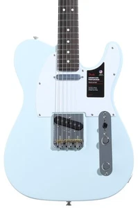 Fender American Performer Telecaster - Satin Sonic Blue with Rosewood - Picture 1 of 8