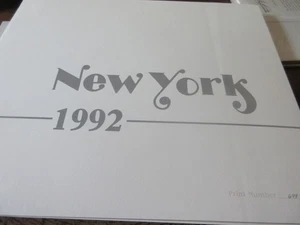 1992 New York State Duck Stamp Print plus NH Stamp in Original Folder - Picture 1 of 3