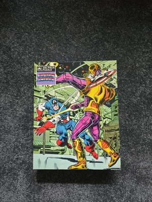 Rompecabezas Capitán América 200 piezas piezas totalmente entrelazadas por Golden Precintado 1988 Foto 1 de 4