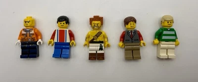LEGO City & Minifigure Lot of 5 • Urban, Caveman, Athletes • Mixed Parts - Image 1 of 4