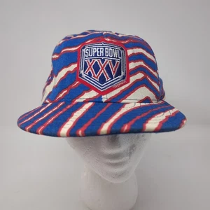 De colección 1991 Super Bowl XXV Zubaz Snapback Sombrero - Buffalo Bills NY Giants NFL EE. UU. - Imagen 1 de 15