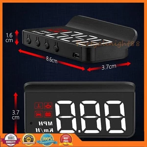 Auto Glas HUD Digital Tachometer Projektor Head-Up Display OBD2 Overspeed Alarm - Bild 1 von 14