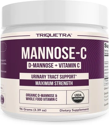 Manosa-C Orgánico D-Manosa Alimento Integral Vitamina C Suplemento Natural de Apoyo para ITU Foto 1 de 4