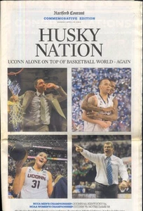 Hartford Courant UCONN NCAA Champions Women & Men Basketball special 2014 - Picture 1 of 1