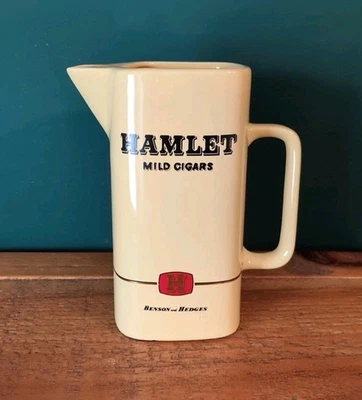 Hamlet Mild Cigars Water Jug Burleigh Ware Benson & Hedges Tobacciana Pub Bar - Image 1 of 4
