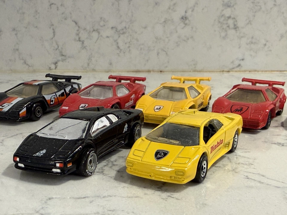 Colección Matchbox Lamborghini 1985 y 1995 vintage, 7 coches Foto 1 de 4