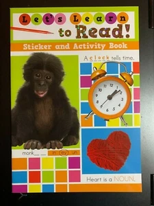¡APRENDAMOS A LEER! PEGATINA Y LIBRO DE ACTIVIDADES K- 1ER GRADO ¡DIVERTIDO ESTUDIO! - Imagen 1 de 4