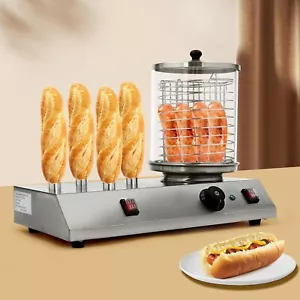 Elektrischer Hot Dog Maker Maschine Wurstkocher Steak Brote Würstchenwärmer 494W - Bild 1 von 5