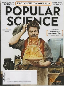Popular Science May 2014 Nick Offerman Celebrating American Innovation for 142 Y - Imagen 1 de 1