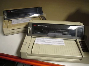 OKI Microline 390FB 390 FB 24 Pin Dot Matrix Mono Impact Parallel A4 A3 Printer - Afbeelding 1 van 1