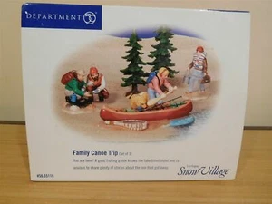 Department 56 Family Canoe Trip #56.55116 New in Box - Picture 1 of 1
