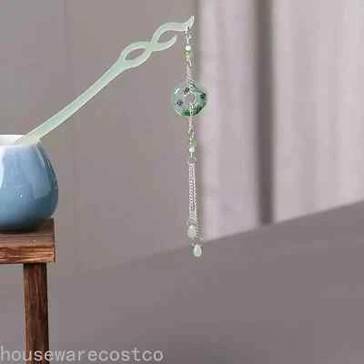 Horquillas retro con borla accesorios para el cabello chinos joyería decoración hecha a mano Foto 1 de 3