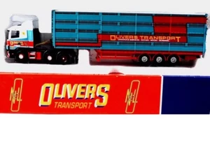 Corgi 1:50 CC12222 SCANIA Truck & LIVESTOCK Trailer in OLIVERS TRANS Livery NEW - Picture 1 of 3