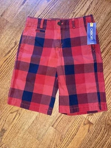 Cherokee Buffalo Plaid Shorts Girls 14 Vintage NEW Gorecore Adjustable Waist - Picture 1 of 6
