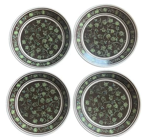 Lenox Spanish Swirl Temperware 10.5” Dinner Plates 1970’s Set of 4 - Picture 1 of 6