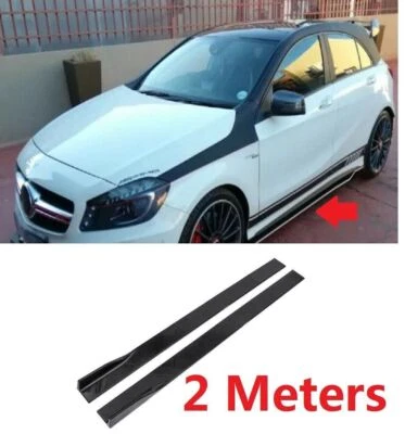 PER MERCEDES CLASSE A W176 2M MINIGONNE LATERALI , FLAPS SOTTO MINIGONNE - Immagine 1 di 4