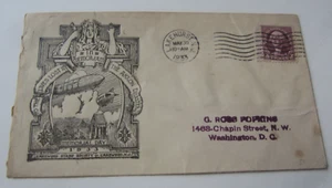 1933 - LAKEHURST N.J. - COVER - 5/30 MEMORIAL DAY - AKRON DISASTER - Picture 1 of 2