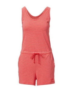 New! THE NORTH FACE Women’s Terrain Romper Red Striped Short LARGE - NWT! - Picture 1 of 4