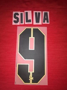 KIT SILVA 9 NERO X MAGLIA CALCIO PALERMO NUOVO - Foto 1 di 1