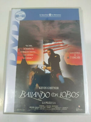 Bailando Con Lobos Kevin Costner - DVD Region 2 Español Ingles Nueva - Image 1 of 3