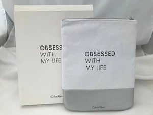 New in Box Calvin Klein Obsessed with My Life iPad Organizer Case Zip Pouch - Picture 1 of 9