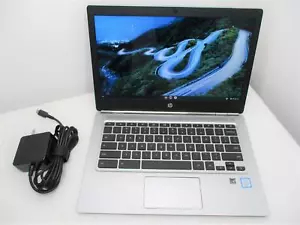 HP Chromebook 13 G1 13.3" QHD+ M5-6Y57 1.1Ghz 8GB 32GB Wi-Fi Bluetooth WebCam - Picture 1 of 12