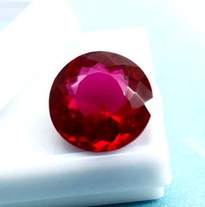 Piedra preciosa suelta natural redonda sangre de paloma de Birmania rubí rojo certificado 10-12 quilates - Imagen 1 de 6