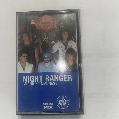 Night Ranger: Midnight Madness Audio Cassette Tape Foto 1 de 3