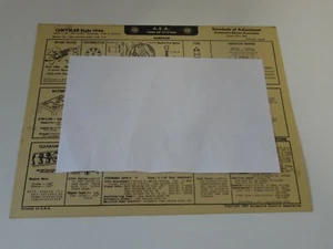 Chrysler 8 1946 c-39 AEA Tune-Up Quick Reference Chart & Diagram - Picture 1 of 1