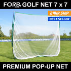 FORB 7 x 7 Golf Net - Tragbares Golf Driving Net - Tragetasche enthalten