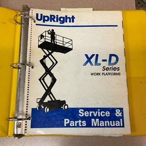 GUÍA MANUAL DE PIEZAS DE SERVICIO DE MANTENIMIENTO OPERACIÓN ELEVADOR DE TIJERA XL-D VERTICAL 61799 - Imagen 1 de 5