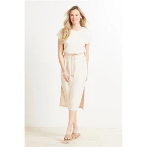 Evereve Kiara T Shirt Tie Waist Midi Dress // S - Picture 1 of 15