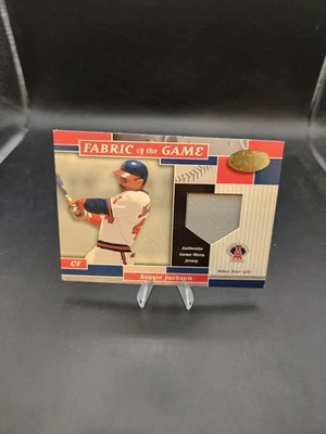 Camiseta del juego 2002 con tela certificada hoja camiseta Reggie Jackson/67!!! Foto 1 de 2