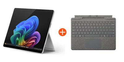 Microsoft Surface Pro (11. Edition) Copilot+ PC 13" 2in1 Platin 5G Snapdragon... - Bild 1 von 4
