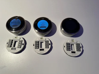 Nest 1st Generation Learning Silver Programmable Thermostat (Pack of 3) - Image 1 of 2