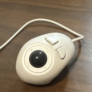 Vintage Ami Trust FDM-G10 Trackball Finger Held Mini Mouse PS2 Anschluss funktioniert - Bild 1 von 9