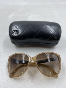 Chanel Brown Gradient Quilted Frame Women Sunglasses - Picture 1 of 7