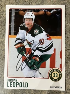 Autogramm 2002 Hobey Baker Award Gewinner Jordan Leopold: U of Minnesota & Wild  - Bild 1 von 1