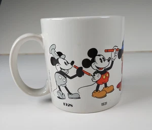 Walt Disney Mickey Mouse Mug Applause 1986 #3095 VTG Evolution of Mickey No Box - Picture 1 of 7