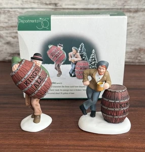 Dept 56 Dickens Village ALE MATES #58417 w/ Box 2 Pieces Christmas Beer EUC - Picture 1 of 6