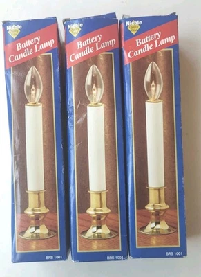 Lámparas de vela a batería Nicole 3 paquetes BRS 1001 - NUEVAS EN CAJA Foto 1 de 4
