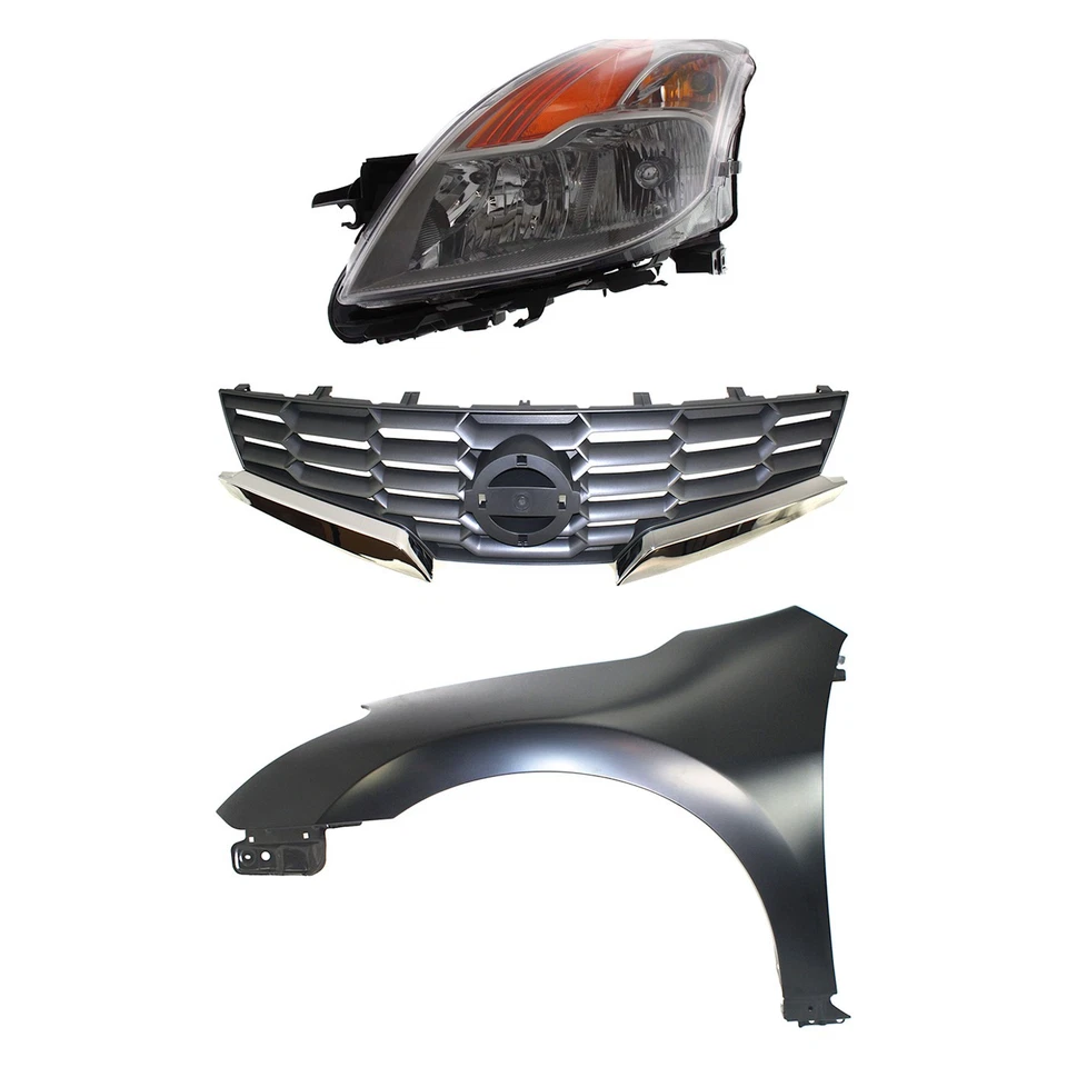Fender Kit For 2008 Nissan Altima 2-Door Coupe Primed Front Driver Side - Image 1 of 4